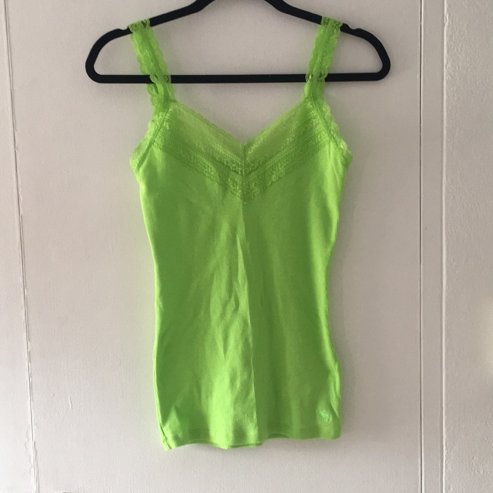 Neon green tank top 💚